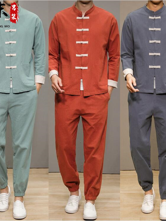 Health & Wellness Rehab - Chinese Style Cotton Linen Tang Suit