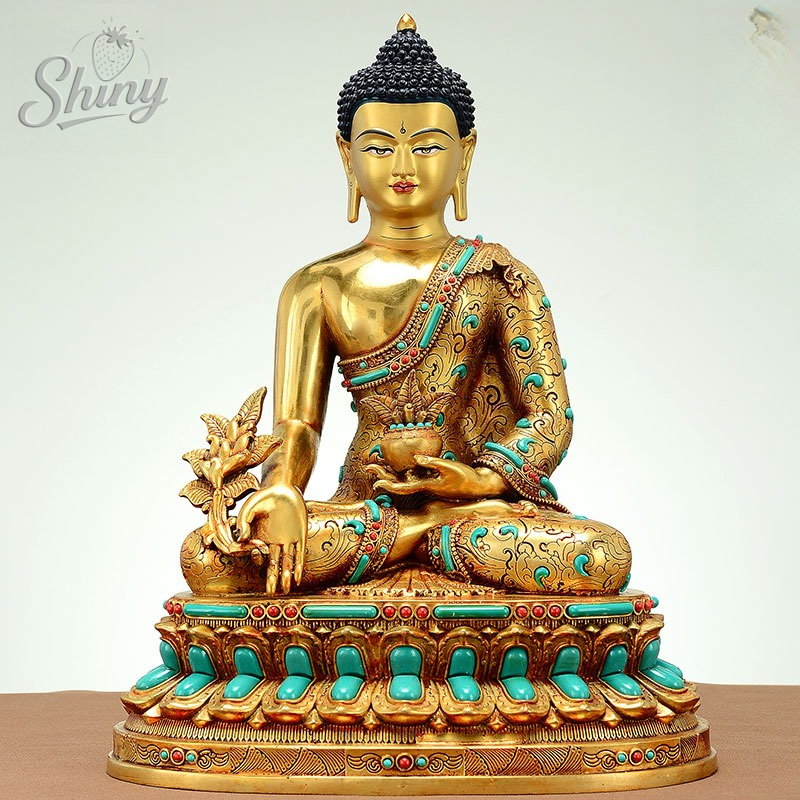 Longevity Health & Wellness Hotel Adults Only - Tibet Buddha Statue Bronze Gilded Tathagata