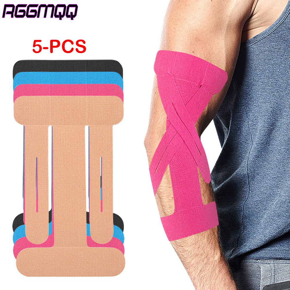 Sports Taping Precut - 5PCS Precut Kinesiology Tape for Elbow