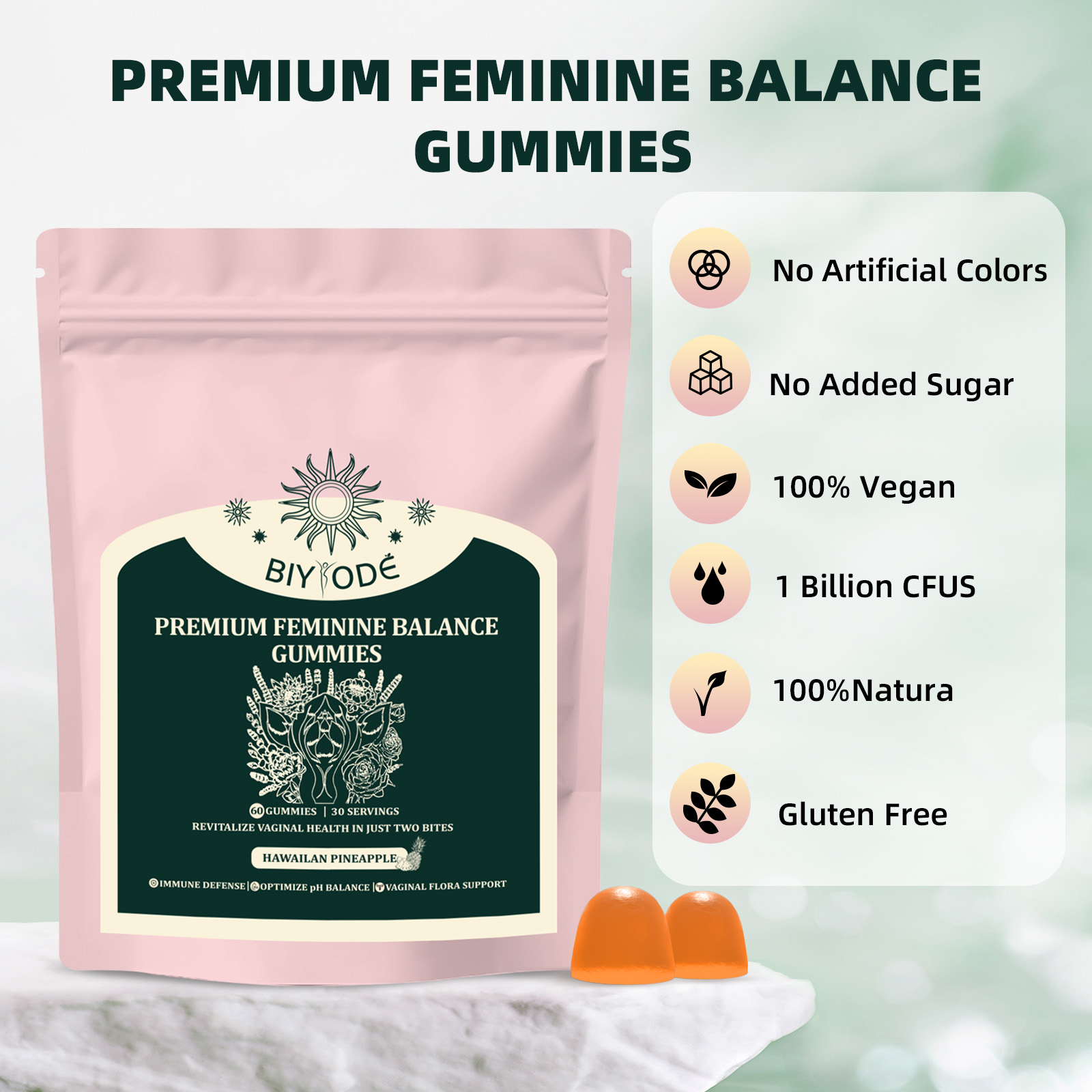 2 BAG Premium Feminine Balance - огляд і ціна Health Wellness Gummies