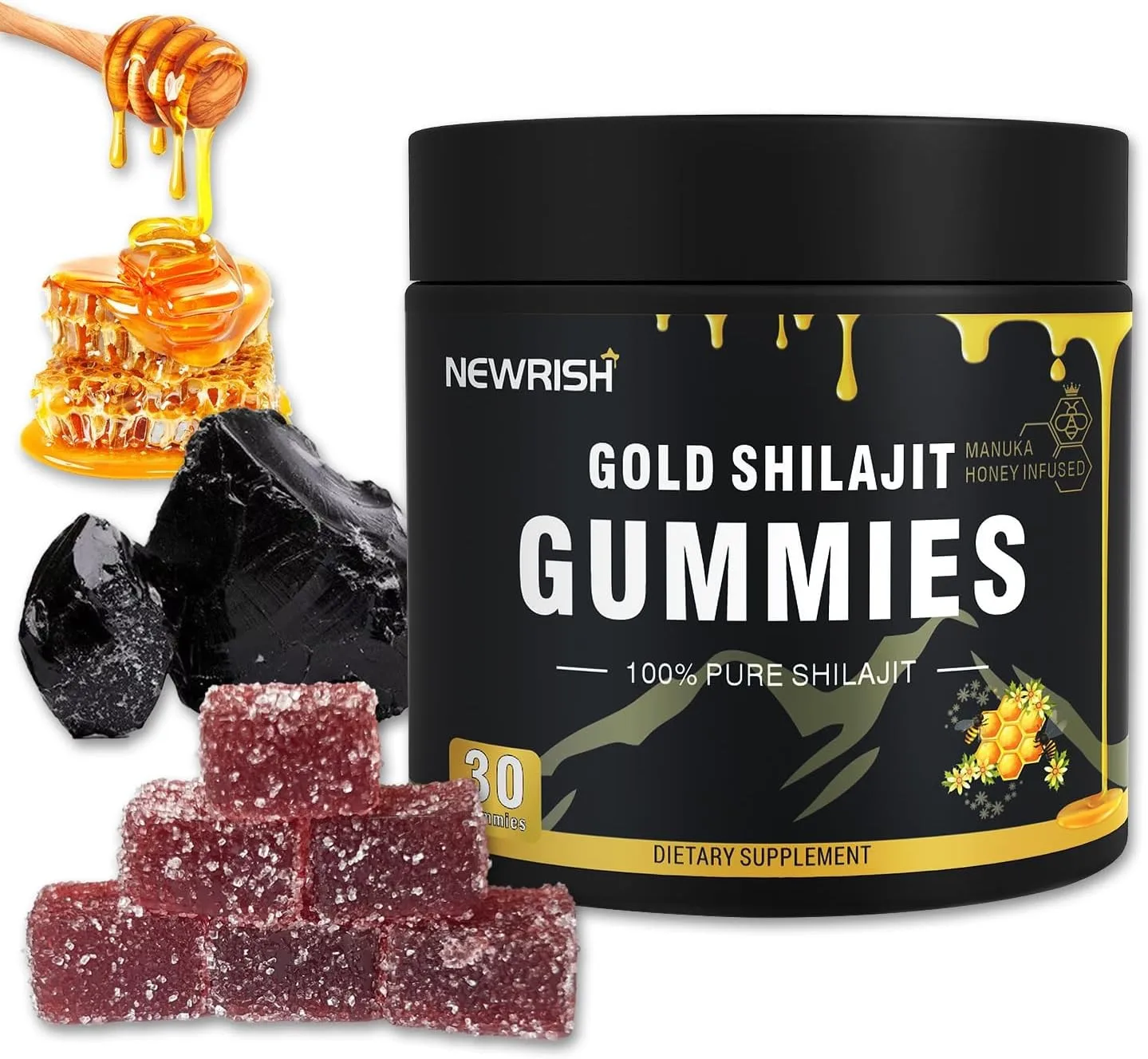 Gold Shilajit Gummies - Immune - огляд і ціна Health Wellness Gummies