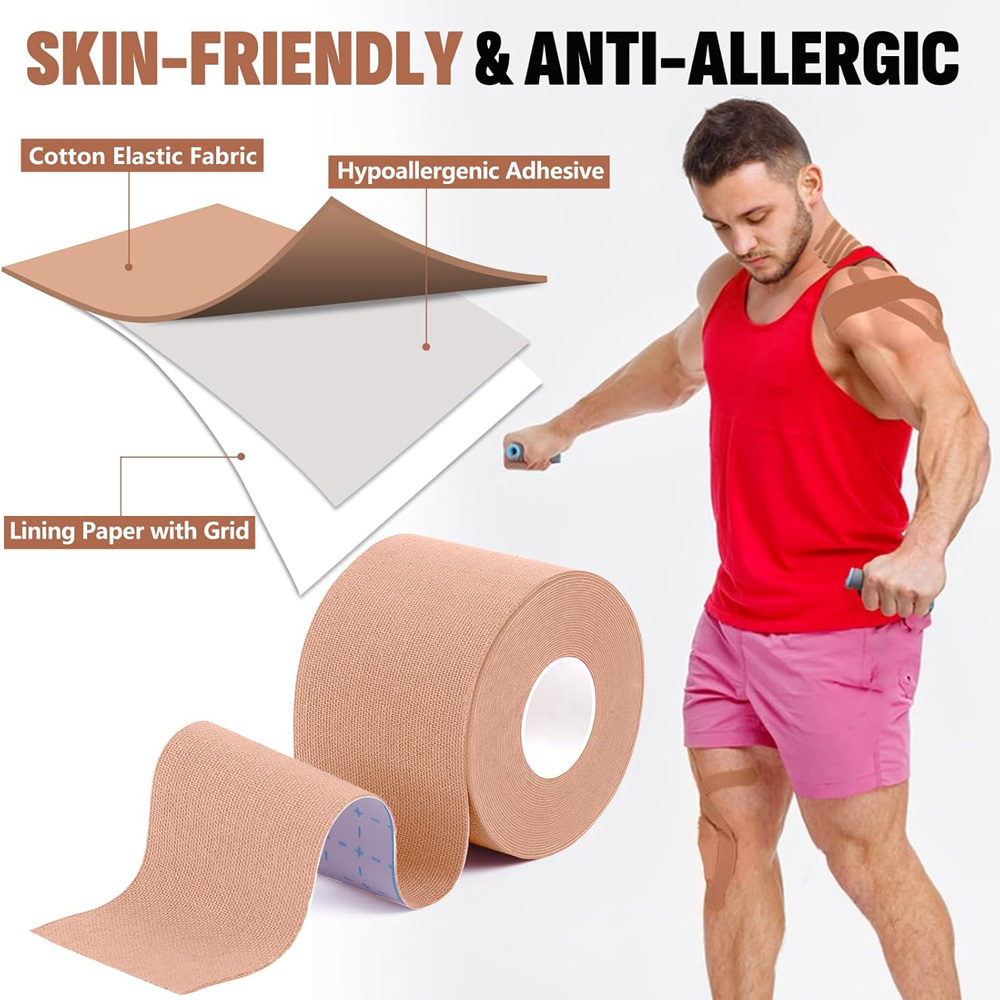 5 Roll Kinesiology Tape Precut - огляд і ціна Sports Taping Precut