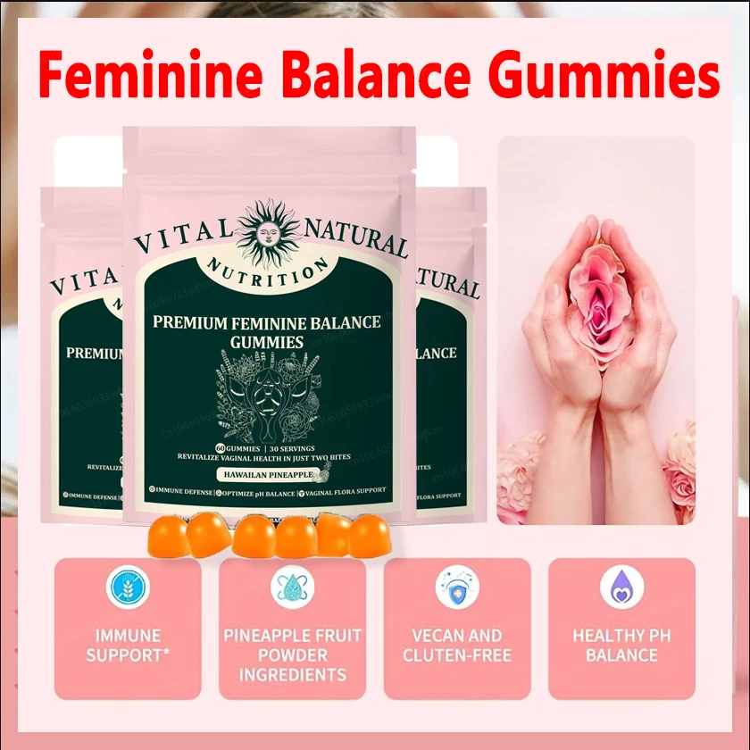 Premium Feminine Balance Gummi - огляд і ціна Health Wellness Gummies