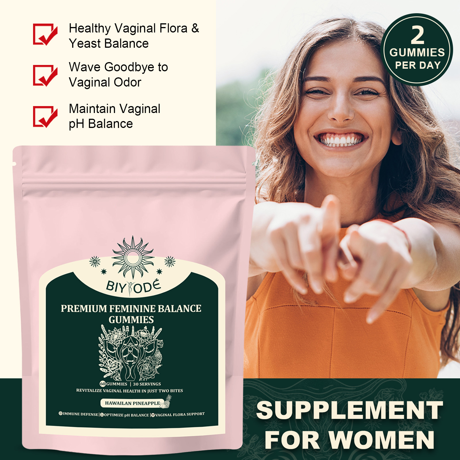 4 BAG Premium Feminine Balance - огляд і ціна Health Wellness Gummies
