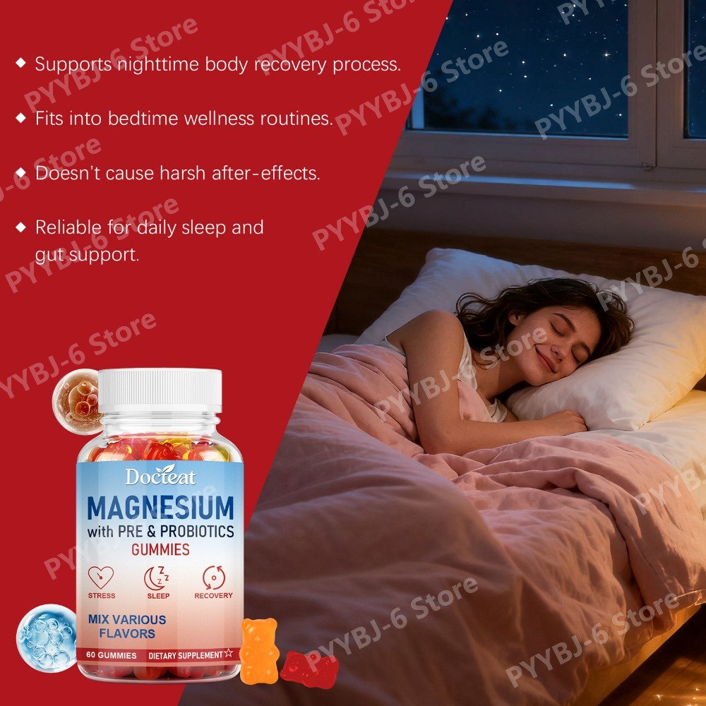 Magnesium Gummies with Pre &Pr - огляд і ціна Health Wellness Gummies