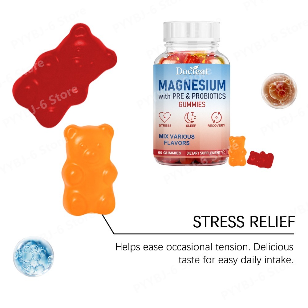 Magnesium Gummies with Pre &Pr - огляд і ціна Health Wellness Gummies