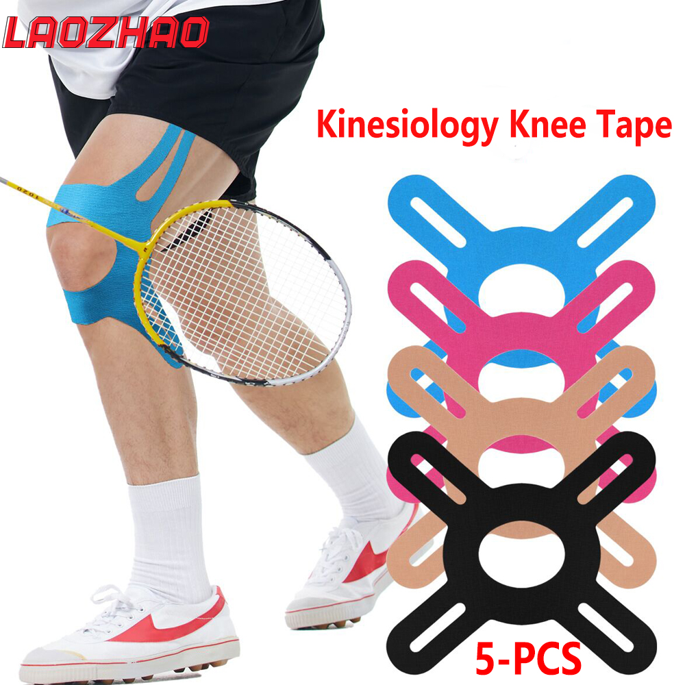 5PCS Knee Kinesiology Tape - W - огляд і ціна Sports Taping Precut