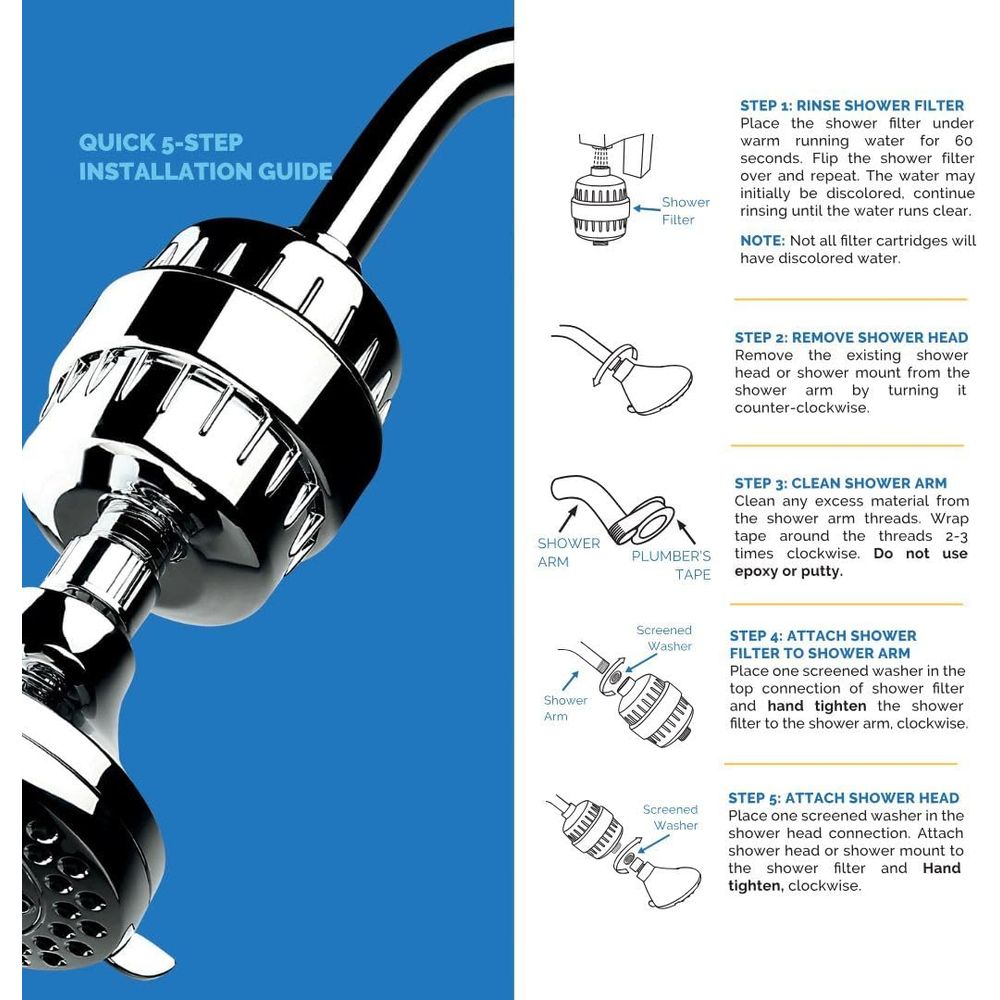 High Output AquaBliss Shower F - огляд і ціна Health & Wellness Rehab