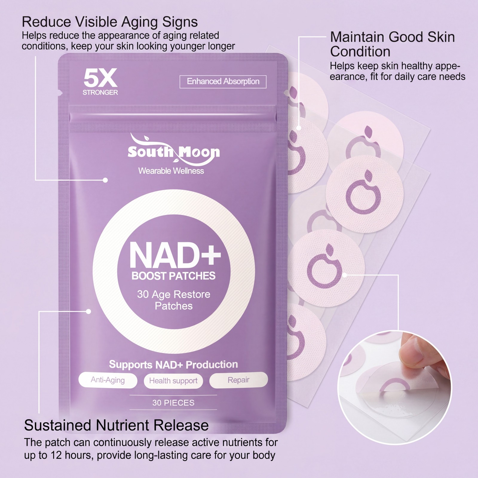 60/120pcs Body Care Patch Mois - огляд і ціна Health & Wellness Lubbock