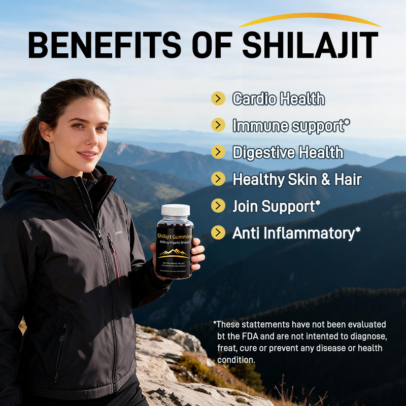 Organic Himalayan Shilajit Gum - огляд і ціна Health Wellness Gummies