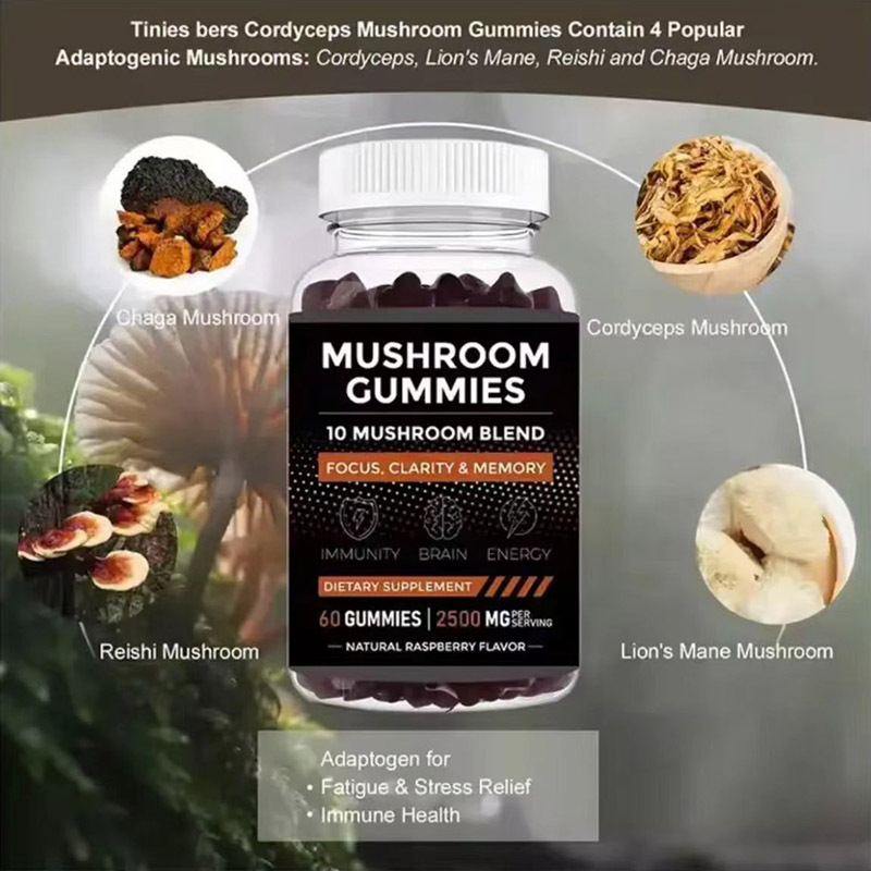 Mushroom Gummies Supports Immu - огляд і ціна Health Wellness Gummies