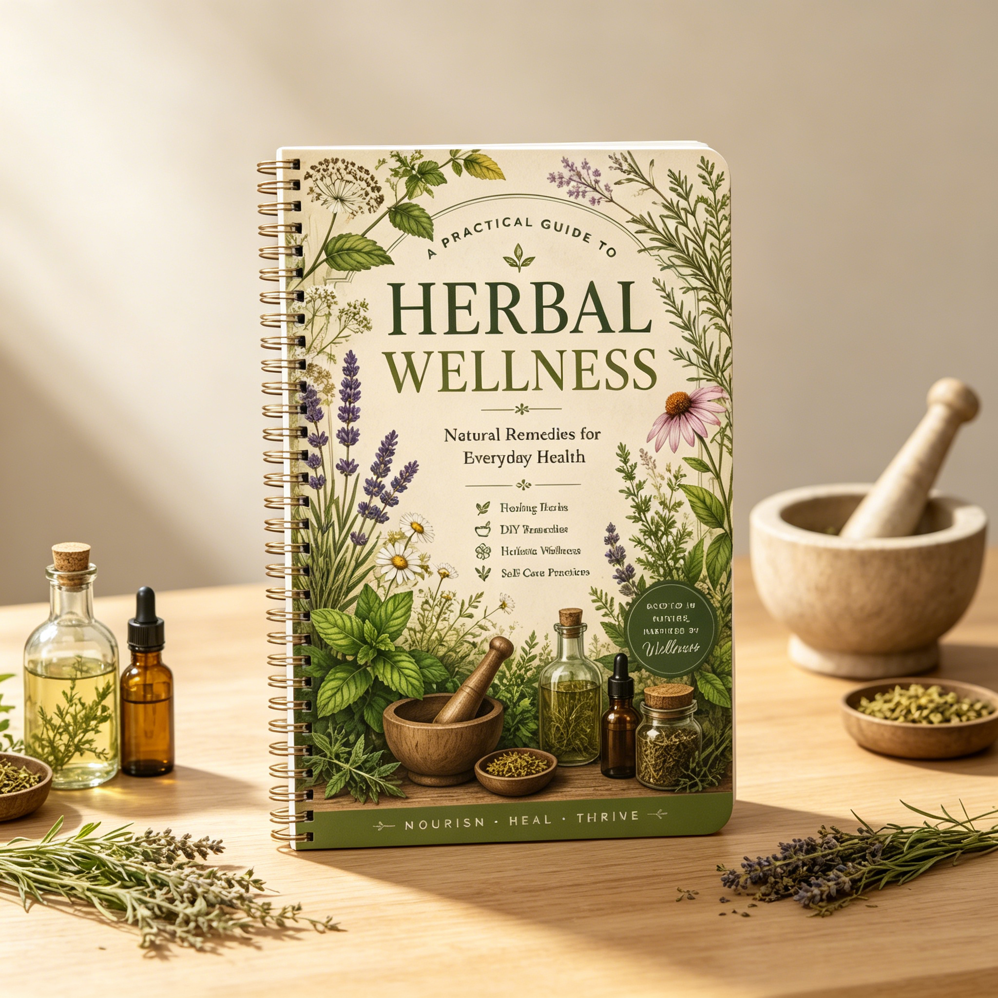 Herbal Remedies Journal A5 Spi - огляд і ціна Health Wellness Notes