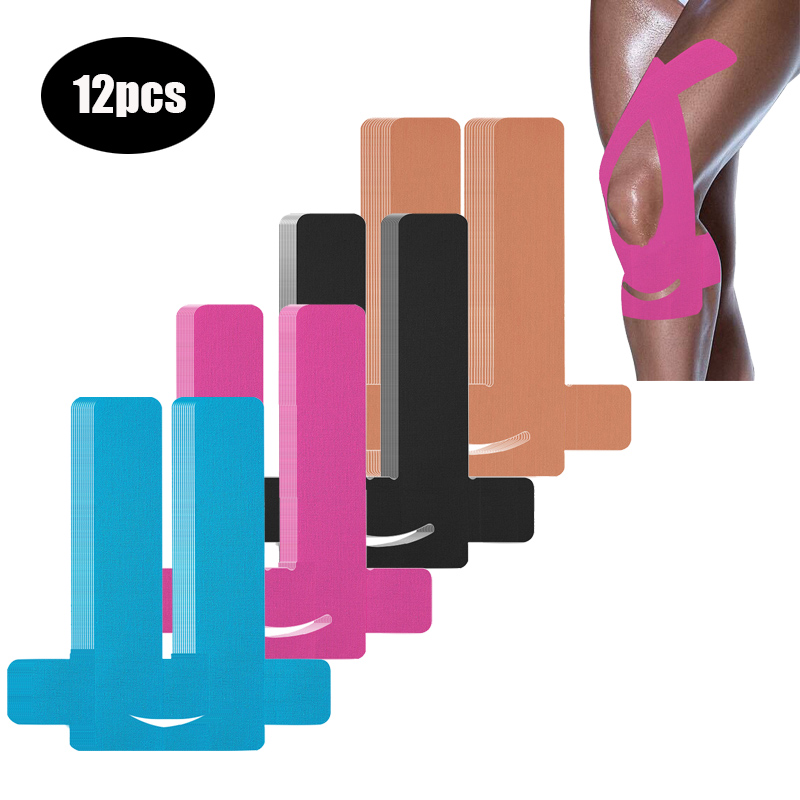 6/12pcs Precut Kinesiology Tap - огляд і ціна Sports Taping Precut