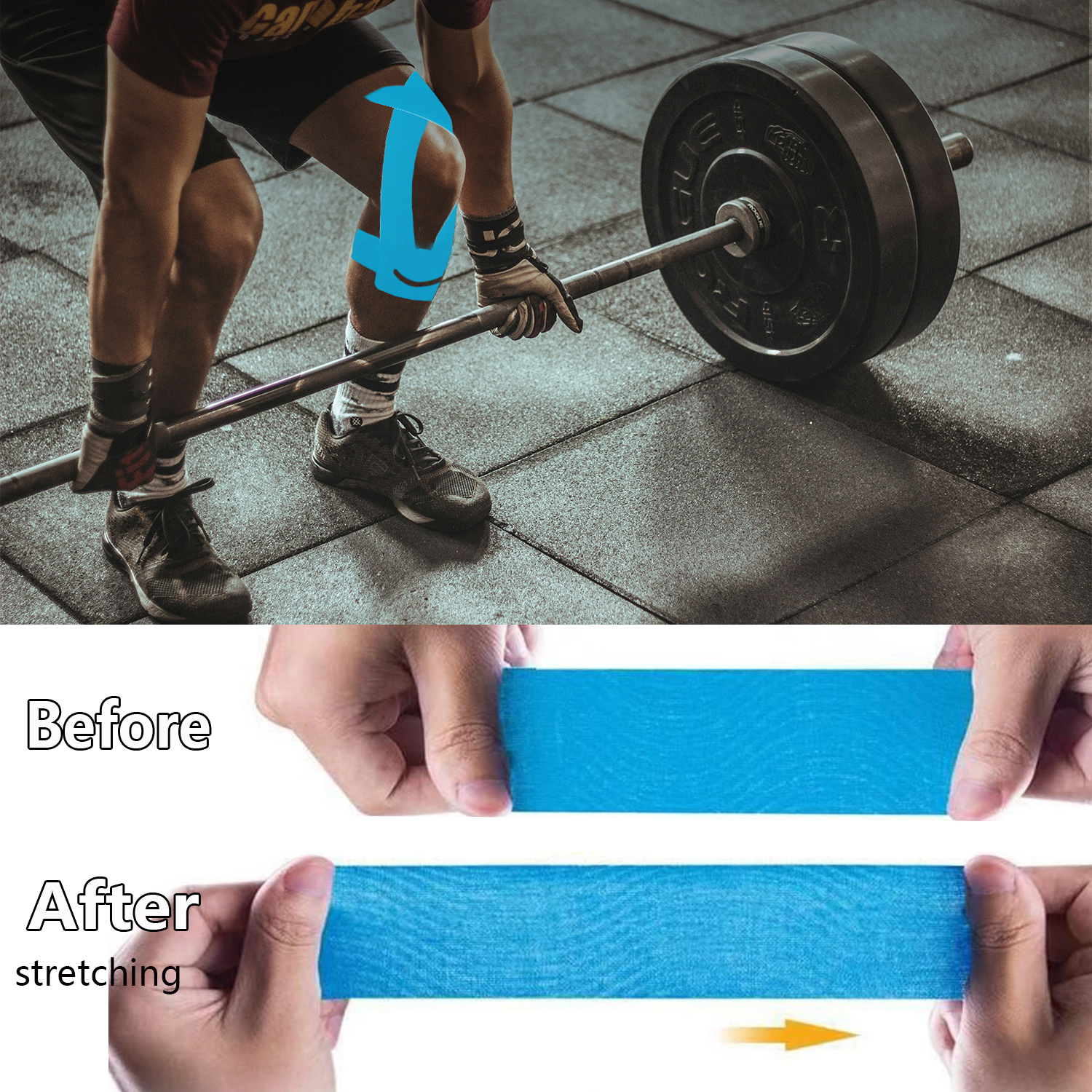 6/12pcs Precut Kinesiology Tap - огляд і ціна Sports Taping Precut