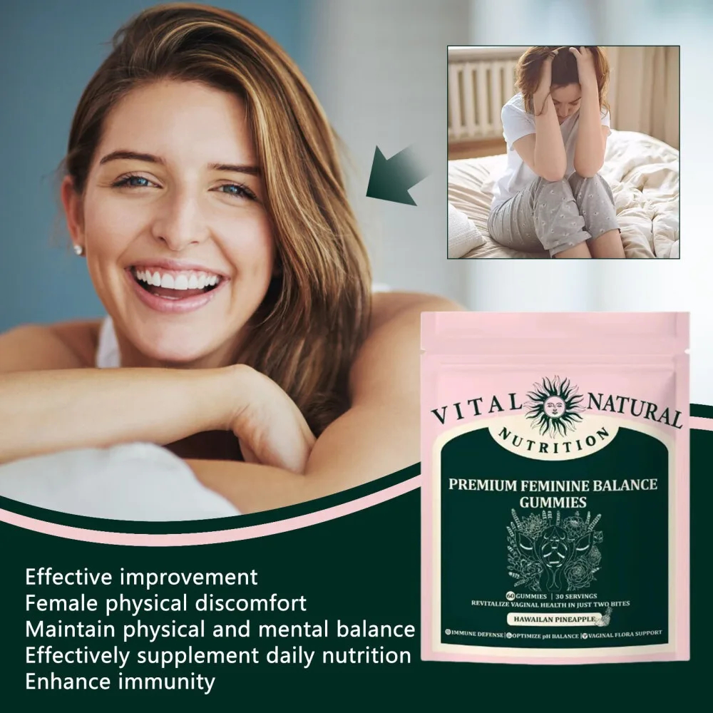 Feminine Balance Gummies for W - огляд і ціна Health Wellness Gummies