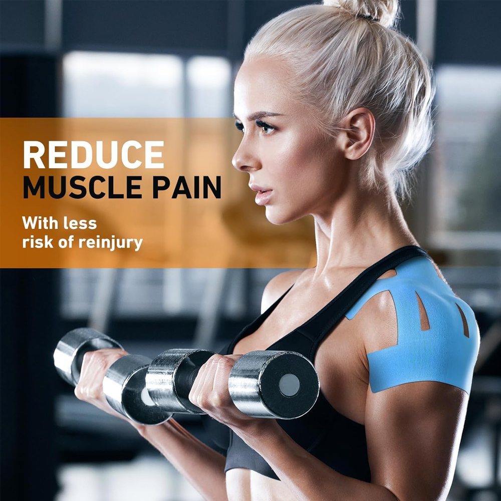 10PCS Precut Kinesiology Tape  - огляд і ціна Sports Taping Precut