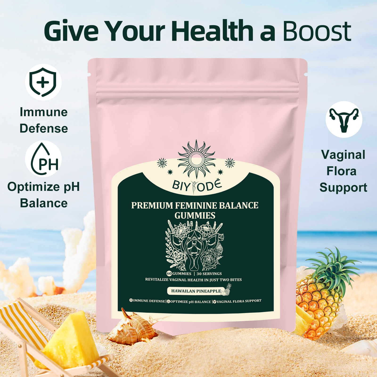Premium Feminine Balance Gummi - огляд і ціна Health Wellness Gummies